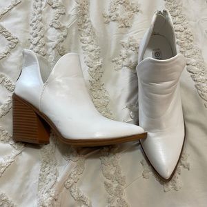 White Heeled Boots